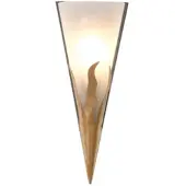 Holländer Wandlamp FIAMMA, dimbaar, bruin / roest, Woon-/ Eetkamer, metaal, Modern, wandlamp