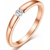 Cilla Jewels edelstaal ring Crystal Rose-15mm