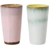 HK Living lattemok 70s (Ø7,5 cm) (280 ml) (set van 2)