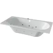Luca Varess Rosala whirlpool 180 x 80 cm acryl Glanzend Wit