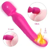 Sex HD Iris - vibrator met verwarming - 2 motoren - siliconen - roze