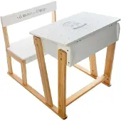 Famanu bureau met opbergruimte - Hout, 79 cm x 58 cm x 63,5 cm