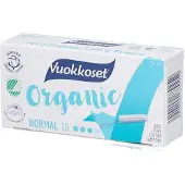 Vuokkoset Tampons Biologisch katoen Normal 16 St