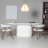 Giga Meubel Eettafel Romy Off-White Ovaal 200cm