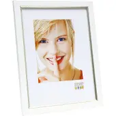 Deknudt S46AF1 Zilver, Wit Enkele fotolijst