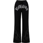 Ed Hardy Broek lichtgrijs / zwart
