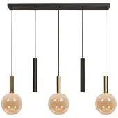 Lucide JOSIANE - Hanglamp - 3xG9 - Amber | Vibes