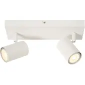 Lucide AMIGO - Plafondspot - 2xGU10 - Wit