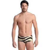 Arena M Multi Stripes Swim Low Waist Short Black Multi