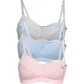 Bonprix Voedings bh zonder beugels (set van 3) met biologisch katoen maat 85