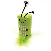Happy pet tabby patch rups ratel en roller groen 18x7x7 cm