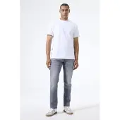 Garcia Russo heren Jeans, 30/34, Grijs, Tapered fit