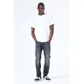 Garcia Russo heren Jeans, 31/34, Zwart, Tapered fit