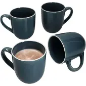 MamboCat Set van 4 koffiemokken Linus Blauw - 403930