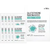 APLB Glutathione Niacinamide Sheet Mask - 25 ml * 10 pcs
