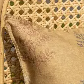 Dommelin sierkussen Erbe Satijn 400TC Brons-Camel 30x50