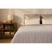 Emma Satijn Dekbedovertrek 240x220 cm Beige Bloemboom & Beige