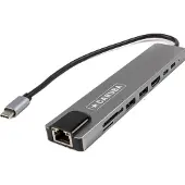 Caruba 8-in-1 USB-C Hub met Ethernet