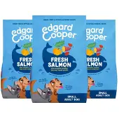 Edgard & Cooper 3x Hondenvoer Droog Adult Small Zalm 3 kg