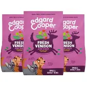 Edgard & Cooper 3x Hondenvoer Droog Adult Small Hert&Eend 3 kg