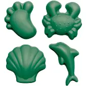 Scrunch Zandvormpjes - Groen - Opvouwbaar - Recycleerbaar