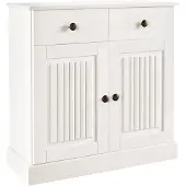 Loft 24 Dressoir Liotta Commode met verstelbare inlegplank, massief dennenhout