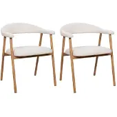 Giga Meubel Eetkamerstoel Mila Beige/Naturel