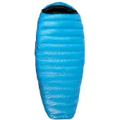 Western Mountaineering - Cloudlite - Donzen slaapzak 180 cm, skyblue /zwart