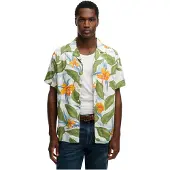 Superdry Overhemd lichtblauw / groen / oranje / wit