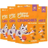 Edgard & Cooper 4x Adult Crunchies Kattensnack Kip 50 gr
