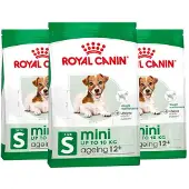 Royal Canin 3x Hondenvoer Droog Mini Ageing 12+ 1,5 kg