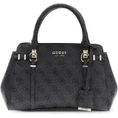 GUESS Handtas 'LEONA' goud / antraciet / zwart