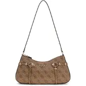 GUESS Schoudertas 'Leona' beige / bruin