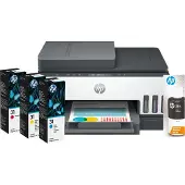 HP Smart Tank 7307 + extra 1 set extra inktflesjes