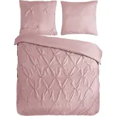 Pure dekbedovertrek Elegance - microvezel - roze - 200x220
