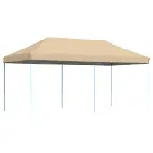 Syfax Partytent inklapbaar pop-up 580x292x315 cm beige