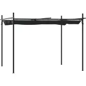 Syfax Pergola met uitschuifbaar dak 295x292x230 antracietkleurig