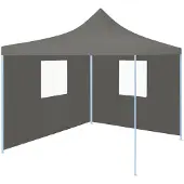 Syfax Vouwtent pop-up met 2 zijwanden 3x3 m antraciet