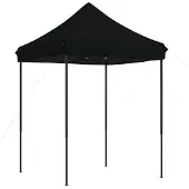 Syfax Partytent inklapbaar pop-up 200x200x306 cm zwart