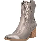 Salinyang Cowboylaarzen zilver