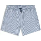 BOSS Heren Zwembroek Sirsaka stof geborduurd logo blauw (XL), Strandkleding, Polyester 50540042
