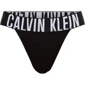Calvin Klein Swimwear Bikinibroek 'Intense Power' zwart / wit