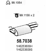 ASSO 58.7038 Einddemper
