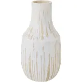 J-Line vaas - keramiek - lichtbeige/wit - large