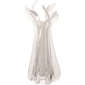 J-Line vaas Serena - glas - wit