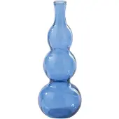 J-Line vaas glas blauw - 48 x 17 cm