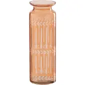 J-Line vaas - glas - oranje - small