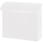 V-Part - Wandbrievenbus, b 41,5 cm - Wit - Staal
