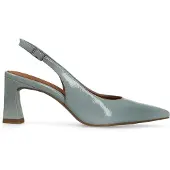 No Stress - Dames - Blauwe lak slingbacks - Maat 41