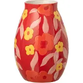 J-Line vaas Bloemen Dolomiet - keramiek - mix - small